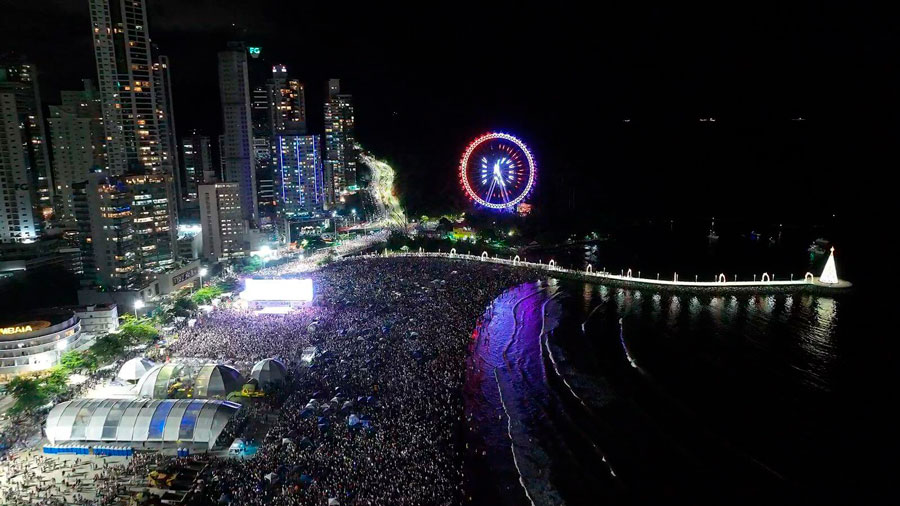 A FG Big Wheel tem 82 metros de altura acima do nível do mar