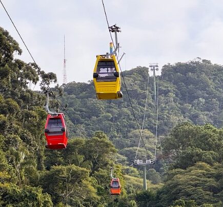 Parque Unipraias reabre com bondinhos aéreos modernizados