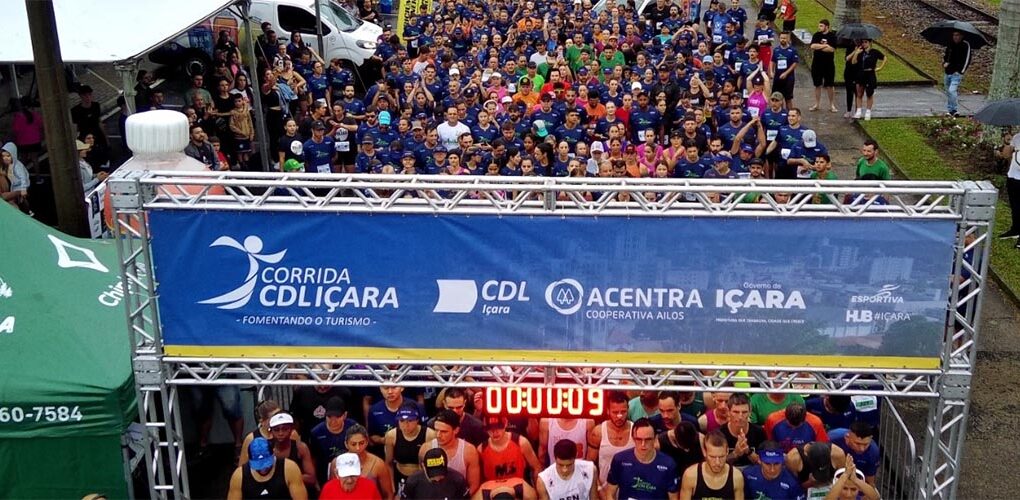 4ª Corrida CDL de Içara mobilizou mais de 500 corredores e fortaleceu o turismo local